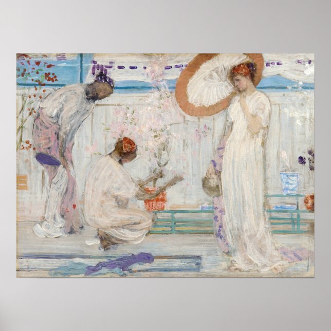 James Whistler - White Symphony, Three Girls Poster (Framsidan)