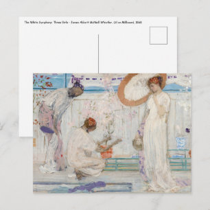 James Whistler - White Symphony, Three Girls Vykort