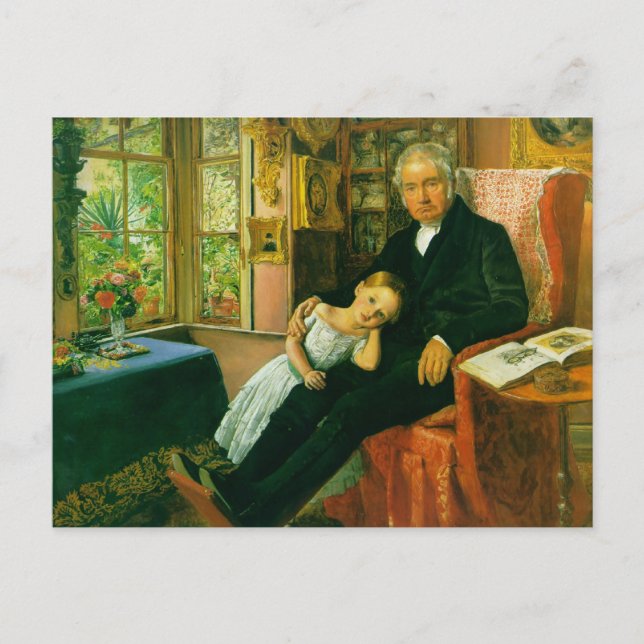 James Wyatt och hans mordotter Mary Vykort (Framsida)