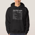 JAMESON Nutrition Funny Birthday Personlig Namn Hoodie<br><div class="desc">JAMESON Nutrition Funny Birthday Personlig Namn Gift Idea</div>