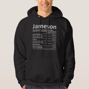 JAMESON Nutrition Funny Birthday Personlig Namn Hoodie