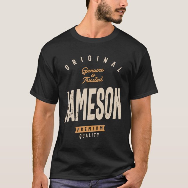 Jameson Personlig Namn - Funny Jameson T Shirt (Framsida)