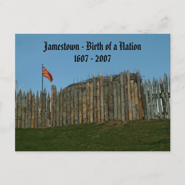 Jamestown - Birth of a Nation, 1607-2007 Vykort (Framsida)