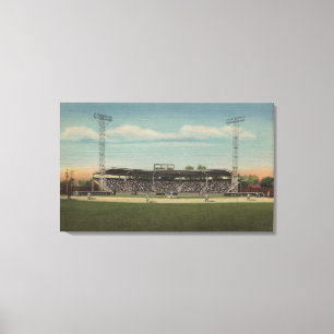 Jamestown, NY - Municipal Baseball Stadium Canvastryck