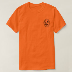Jamestown Sawmill Logotyp-Chest Orange Manar Basic T Shirt