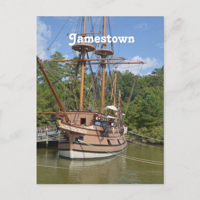 Jamestown Vykort (Framsida)