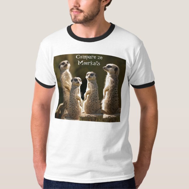 Jämför zeMeerkats T-tröja c Tee Shirt (Framsida)