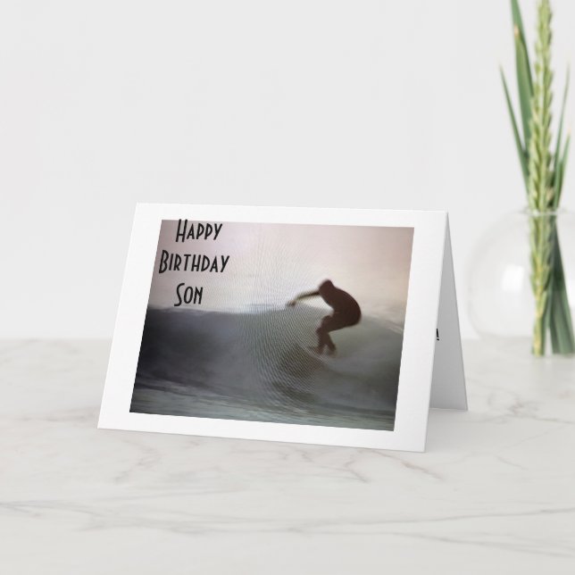 JÄMFÖRA DIN BIRTHDAG SON KORT (Framsida)