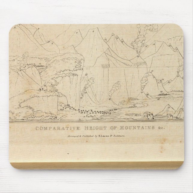 Jämförande höjd för berg musmatta (Framsidan)