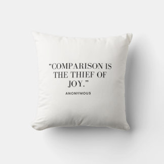 Jämförelse är Joy Pillows tjuv Kudde