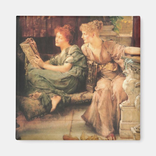 Jämförelser mellan Lawrence Alma och Tadema Magnet (Framsidan)