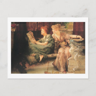 Jämförelser mellan Lawrence Alma och Tadema Vykort