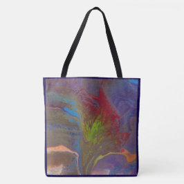 Jamie - Abstract Painting - Original Artwork Tote Tygkasse
