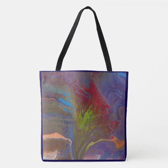 Jamie - Abstract Painting - Original Artwork Tote Tygkasse (Framsida)