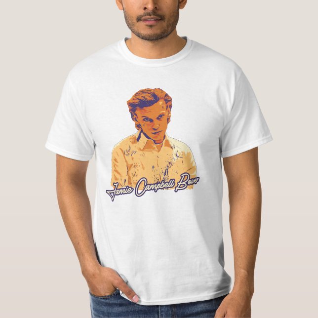 Jamie Campbell Bower art T Shirt (Framsida)
