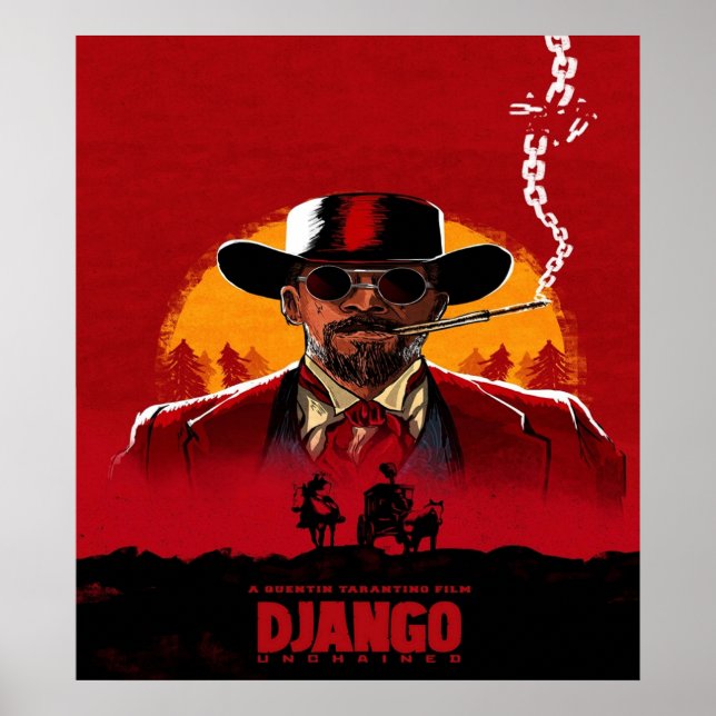 Jamie Django Foxx Poster (Framsidan)