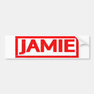 Jamie frimärke bildekal