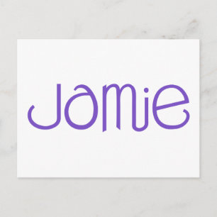 Jamie lila Postcard Vykort
