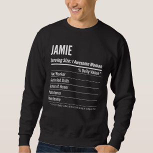 Jamie Näringsinformation Serveringsstorlek Kalorie Lång Ärmad Tröja