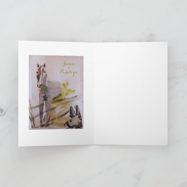 Jamie & Penelope Tack Kort (Inuti)