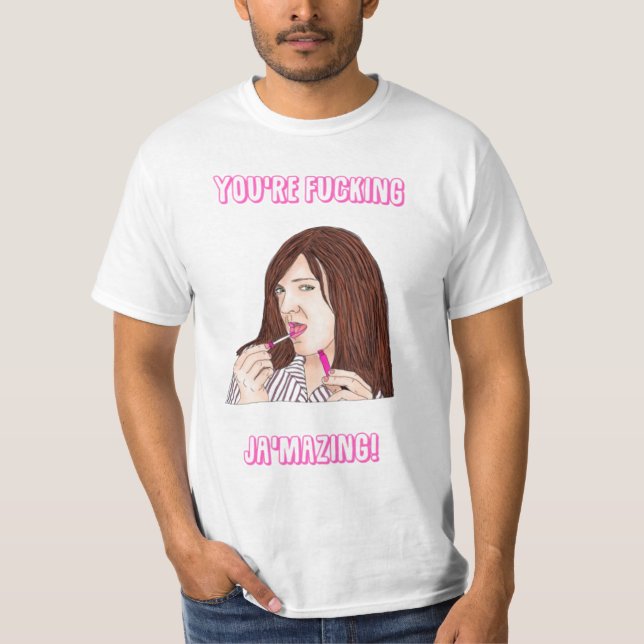 Jamie Private School Girls Meme T Shirt (Framsida)