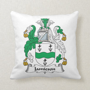 Jamieson familjvapensköld kudde