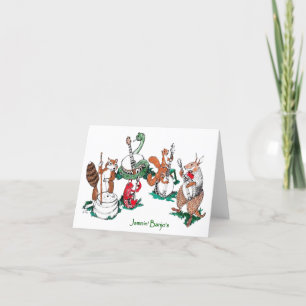 Jamin Banjos finstilt kort för skrivet erkännande