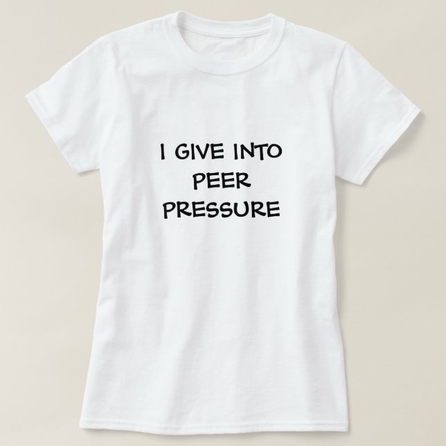 jämliket pressar t-shirt (Design framsida)