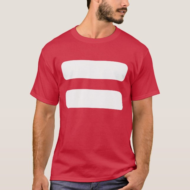 Jämliketeckensymbol Tee (Framsida)