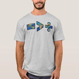 Jämlikhet är större än splittring t shirt