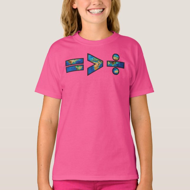Jämlikhet är större än splittring t shirt (Framsida)
