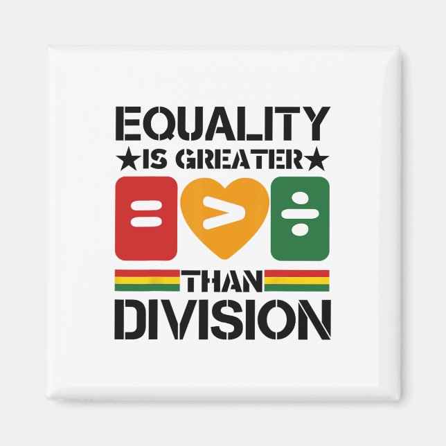 Jämlikhet > Division Black History Month Math Pr Magnet (Framsidan)
