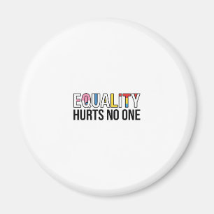 Jämlikhet Skadar Ingen Vintage Pride T-Shirt Desig Magnet