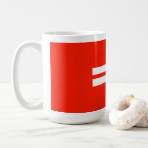 Jämlikhetsstolthetsflagga Kaffemugg
