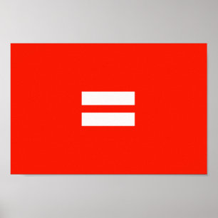 Jämlikhetsstolthetsflagga Poster