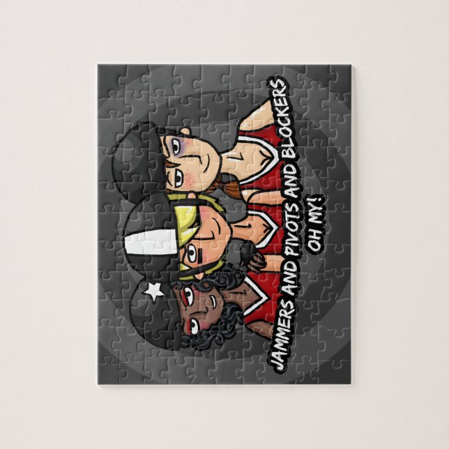 Jammers hänger min blockers oh pussel (Vertikal)