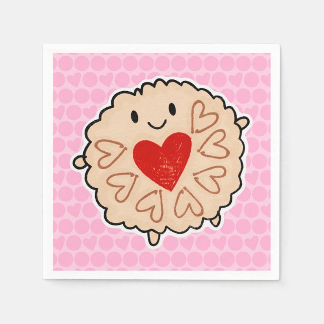 Jammie Dodger Pappersservett (Framsidan)