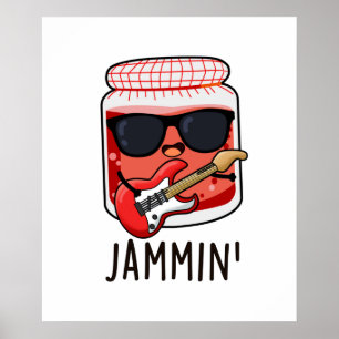 Jammin Funny Rocker Sylt Pun Poster