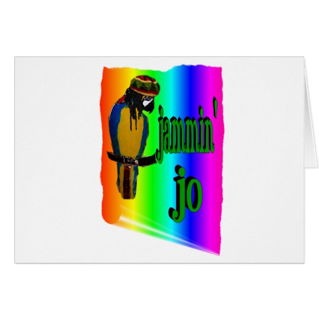 Jammin' Jo Hälsningskort (Framsidan Horizontal)
