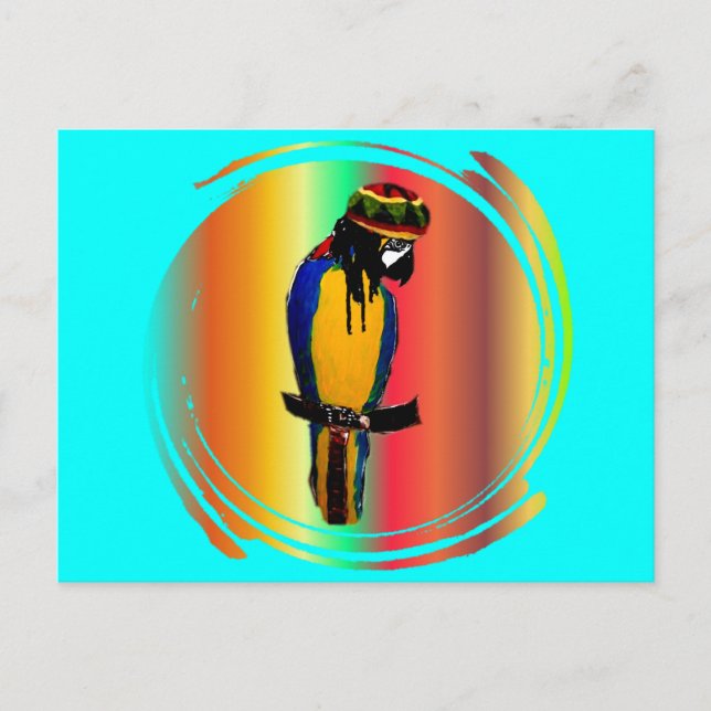 JAMMIN PAPAGAJ VYKORT (Framsida)