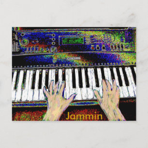 Jammin Tangentbord vykort