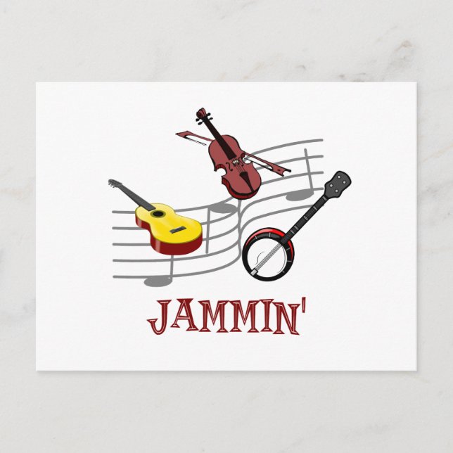 Jammin Vykort (Framsida)