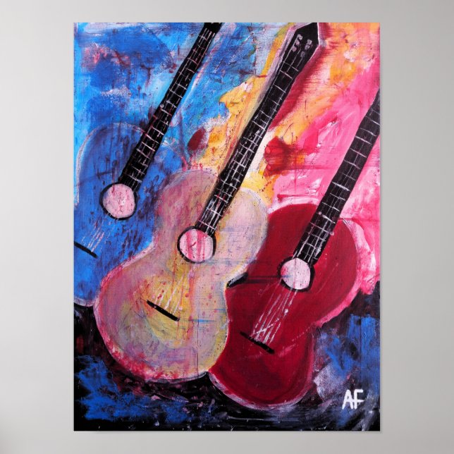 Jamming be Goode Målning av Alfred Fox Poster (Framsidan)