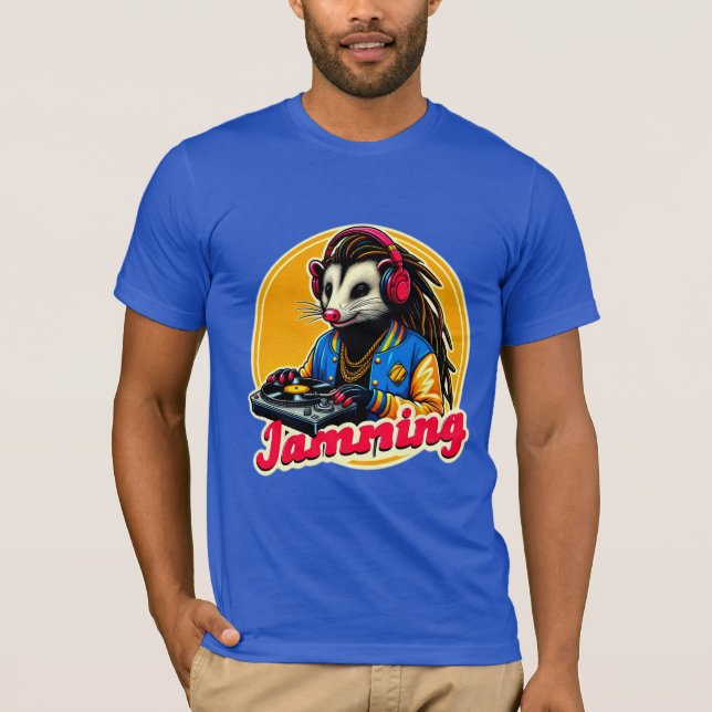 JAMMING-OPOSSUM DJ 5 T SHIRT (Framsida)
