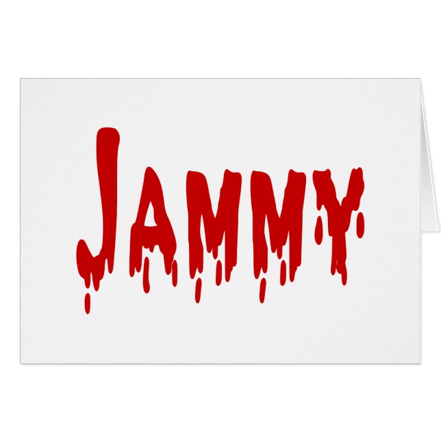 Jammy Card Hälsningskort (Framsidan Horizontal)