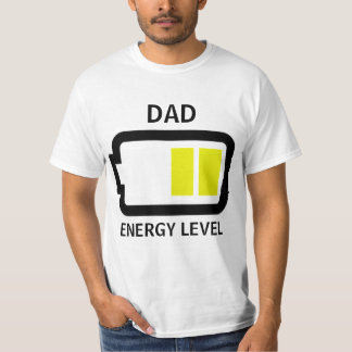 Jämn pappaskjorta för energi tee shirt