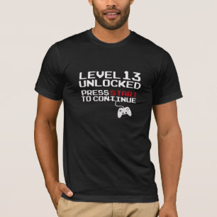 JÄMNA den 13 låsta upp 13th födelsedagT-tröja T Shirt