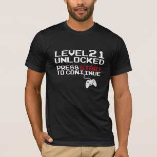JÄMNA den 21 LÅSTA UPP 21st födelsedagT-tröja T Shirt