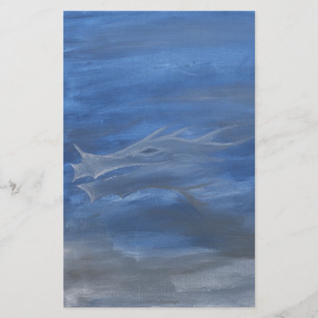 Jämna Dragvagnar Brevpapper (Framsida)