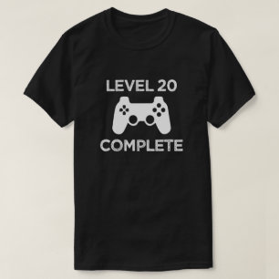 Jämna färdiga 20, roliga 21st födelsedagmanar tee shirt